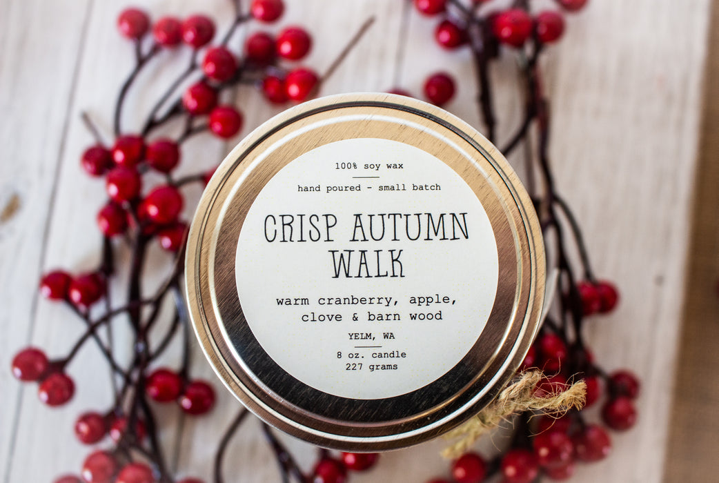 Crisp Autumn Walk - Mason Jars